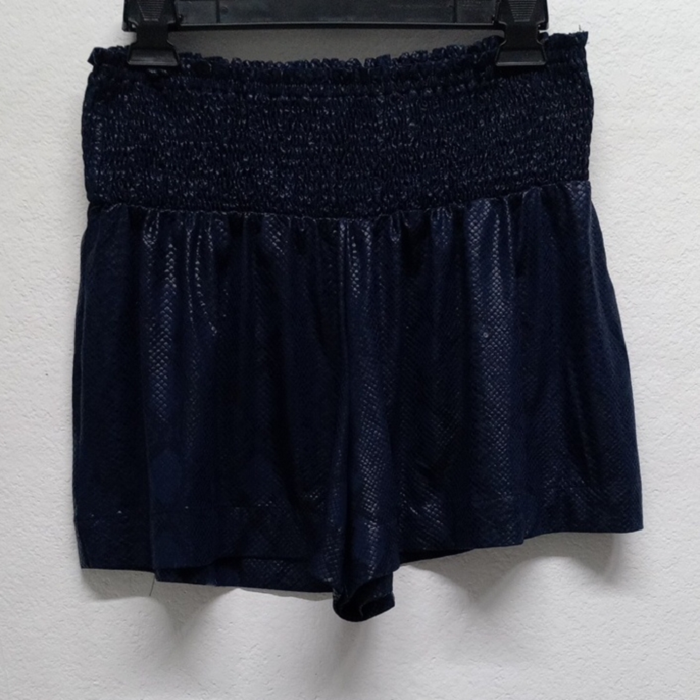 TECE Navy Blue High Waist Shorts